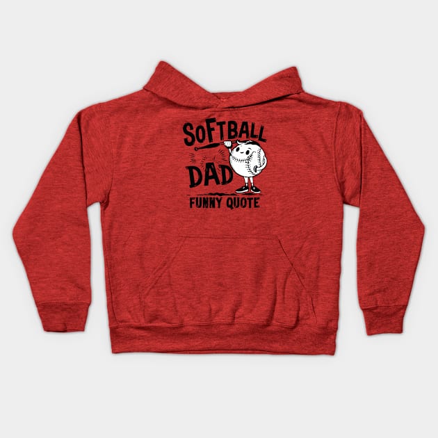 Softball Kids Hoodie by MARIN